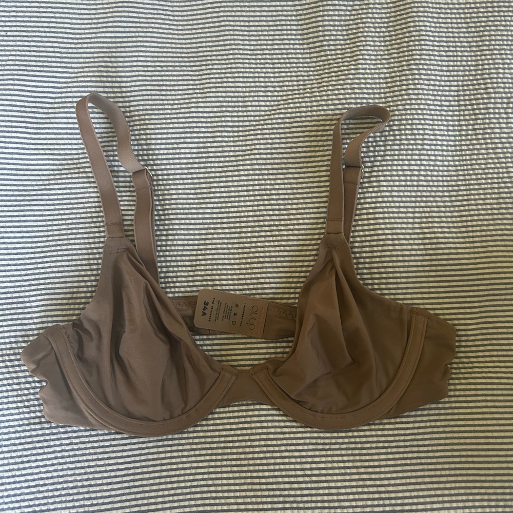 CUUP Tan plunge Underwire Bra